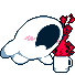 The playable ship Null from Star of Providence holding a hot beverage